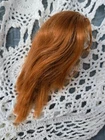 Vintage Barbie? big on barbie midge doll wig red long hair