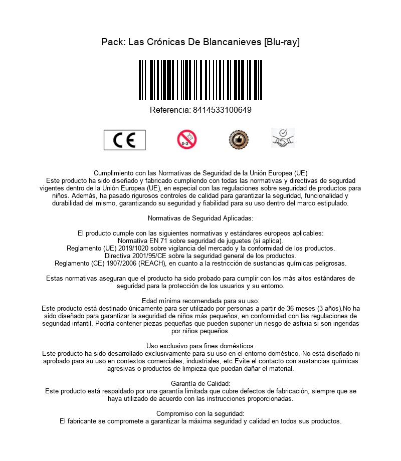 Pack: Las Crónicas De Blancanieves [Blu-ray] - Imagen 3 de 3