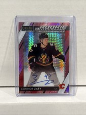 Connor Zary 06/30 Red Prism Rookie Auto 2023-24 OPC Platinum Calgary Flames