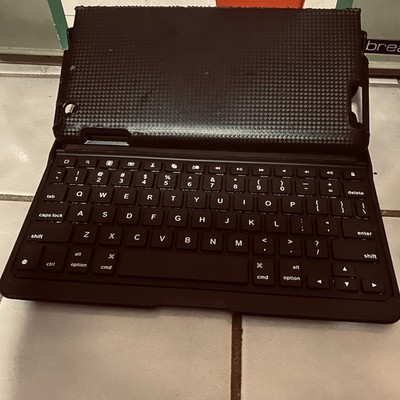ZAGG Keyboard Folio Case Black Rigid Plastic Integrated Stand for Tablet