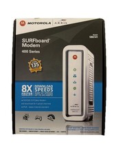 Motorola Arris SURFboard Cable Modem 400 Series Model SB6141 DOCSIS 3.0 White