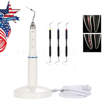 Dental Cordless Gutta Percha Obturation Endo Heated Pen /Hand Plugger Tips ds