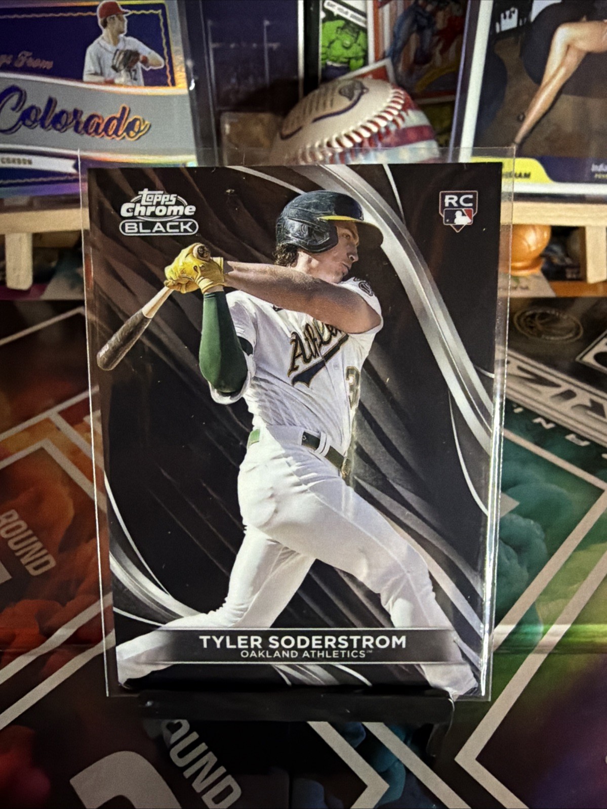 2024 Topps Chrome Black TYLER SODERSTROM #80 Rookie RC