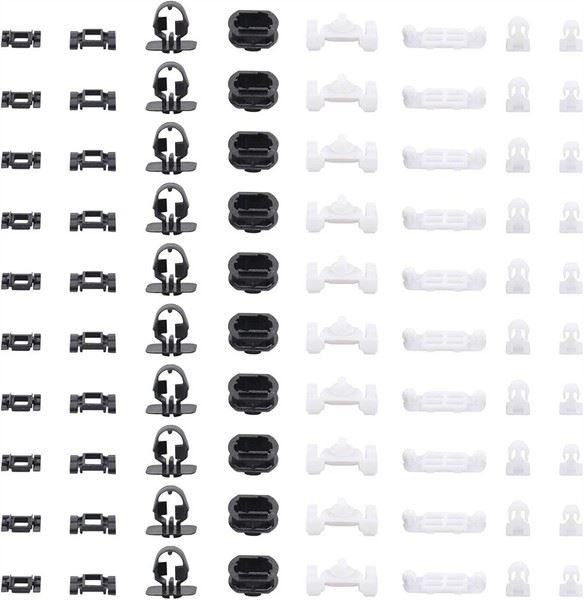 Mercedes CLK C208 A208 Befestigungsclips Satz 80Stk Seitenschweller Plastik-image