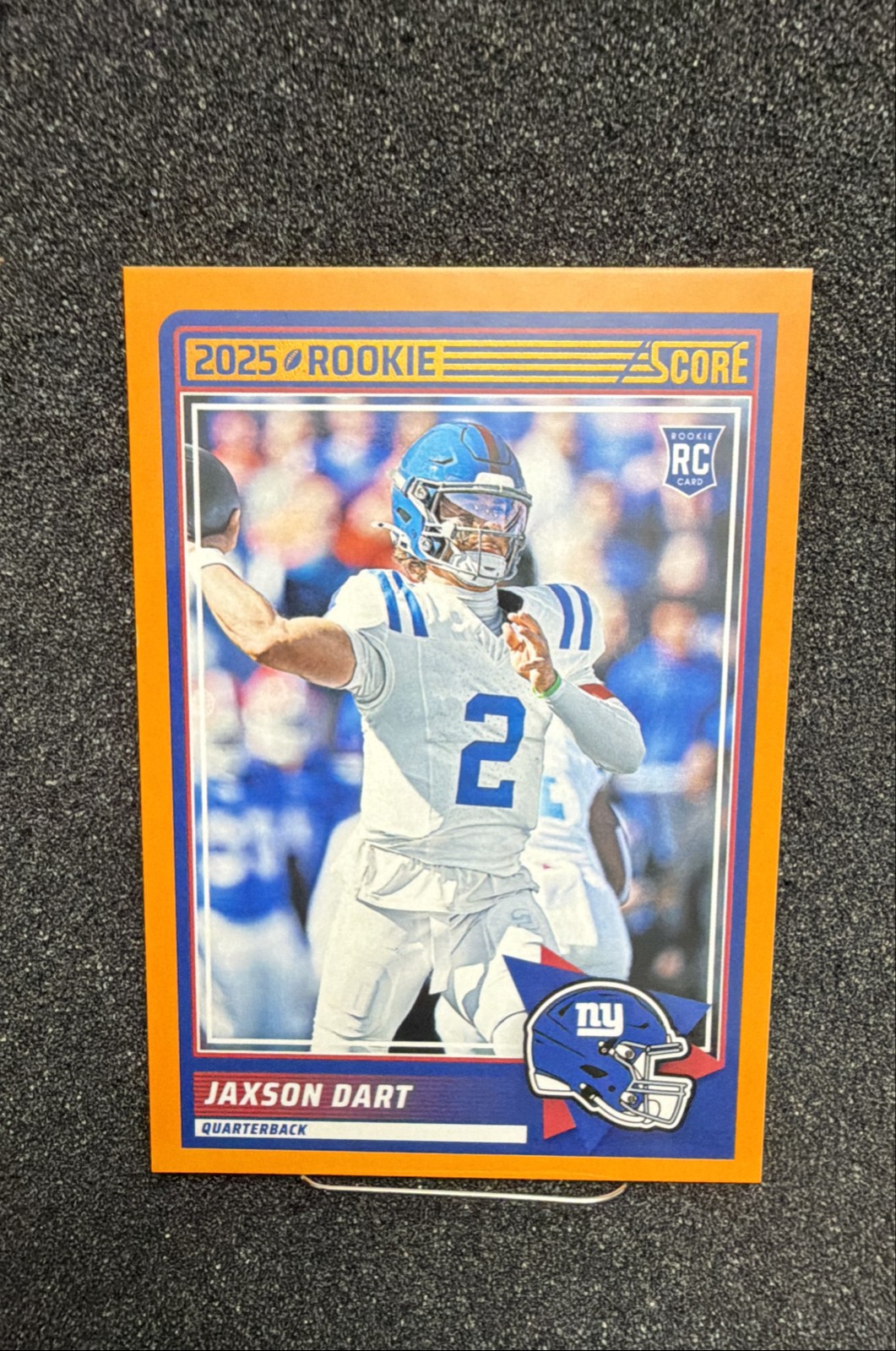 2025 Score - Rookies Jaxson Dart #35 Orange (RC)