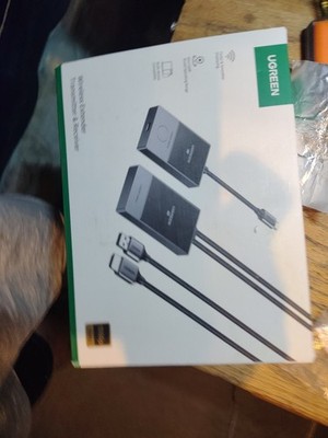 Wireless USB C Transmitter HDMI Receiver 5G 164FT 1080P 60Hz Grey UGREEN CM737