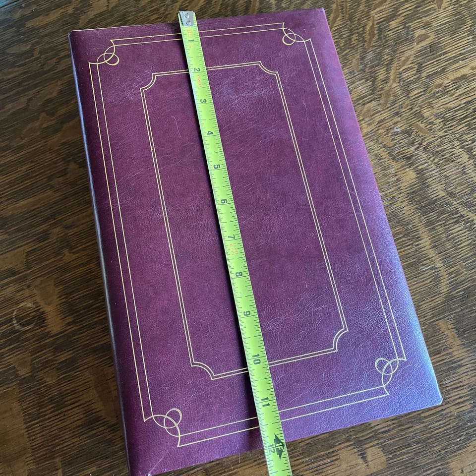 Photo Album For 3.5x5" Photos Postcards 35 Pgs 210 White Plastic Pockets Slip In - Image 4 of 4