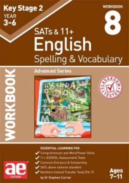 KS2 Spelling & Vocabulary Workbook 8 by Dr Stephen C Curran (Paperback Book)