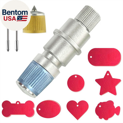 CB09 for Silhouette Cameo 4 Engraving Tip and Cuttering Holder Tool, 2 Vinyl Fab