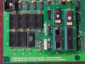 Dr Mario Nintendo VS Unisystem CPU & Satellite Vintage Arcade Circuit Board PCB