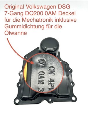 Original VW Ölwanne DSG DQ200 0AM Mechatronik-Deckel + Dichtung für 7-Gang Audi