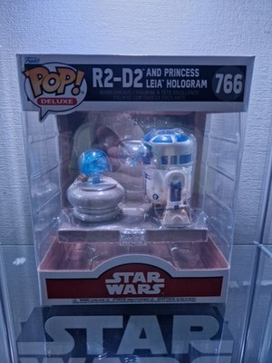 Star Wars Funko Pop Deluxe R2-D2  Leia Hologramm