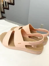 Reef Water Vista Sandals Womens 9 Paradise Pink Slingback Ankle Strap Woven
