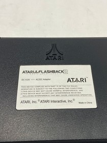 🍉 Atari Flashback 2 Video Game Tested & Works Console Only No Controllers I9