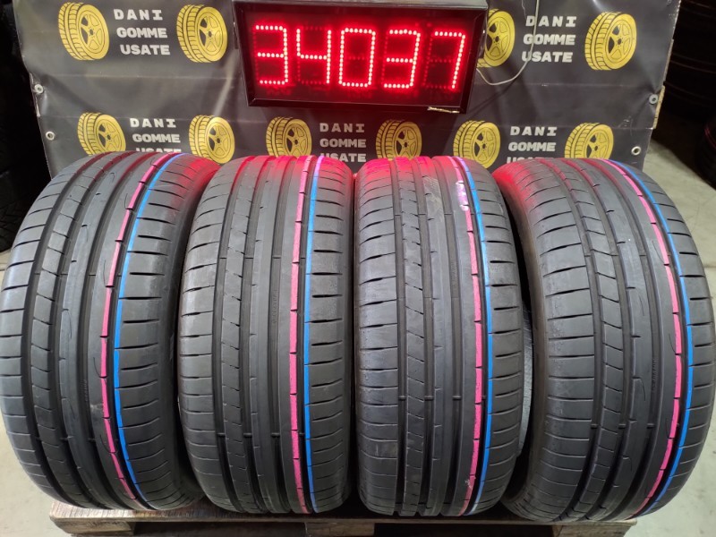 Pneumatici Estivi 4 Gomme usate 225 45 17 DUNLOP Battistrada Residuo 85/99%