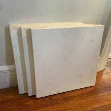 Lot Of 3 1/4” 10.5” Analog Tape Reel Storage Box Magnetic Recording Library