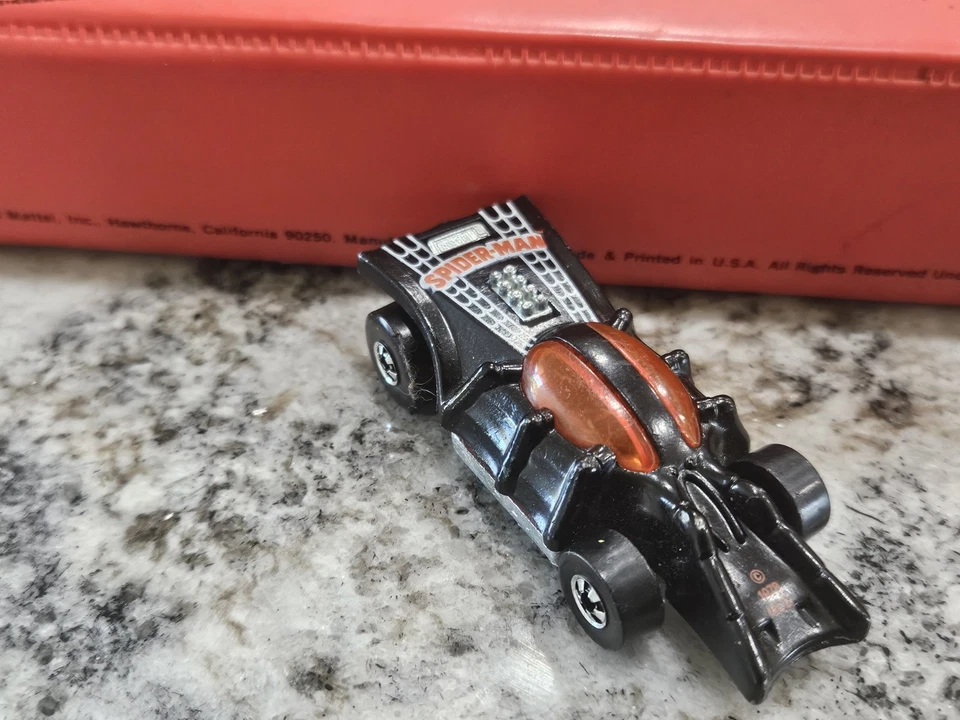 Vintage* Hot Wheels Spiderman Diecast 1978 Hong Kong — 第 4/4 张图片