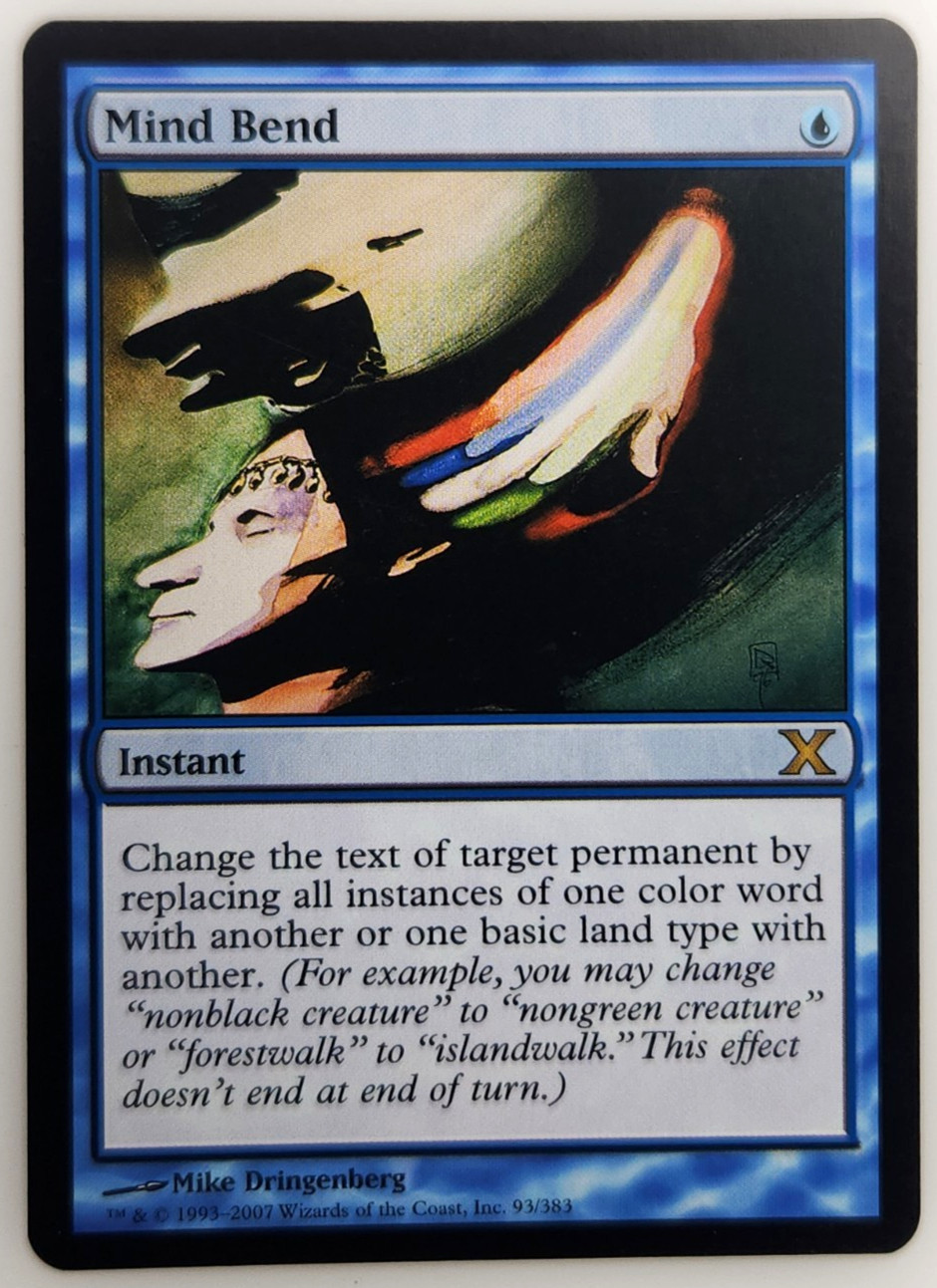 Magic the Gathering Mind Bend 10th Edition LP