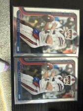 2025 Topps Chrome Football Josh Allen Pulsar Refractor #34 Buffalo Bills