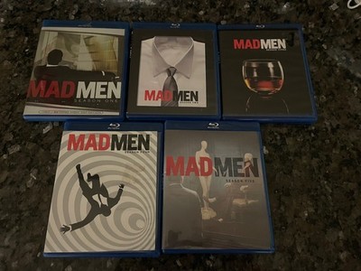 Mad Men - Complete Seasons 1 2 3 4 5 (Blu-ray, 2007-12) Jon Hamm, Elisabeth Moss