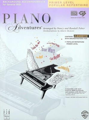 Piano Adventures - Primer Level - Popular Repertoire - Midi Diskette