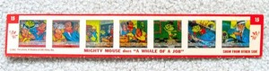 Rare "error" slide from '62 Kenner Give-A-Show - Mighty Mouse/Dick Tracy combo