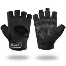 Breathable Workout Gloves for Men Women - Full Palm Protection, Fitness