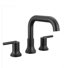 Delta Trinsic 2-Handle Deck Mount Tub Faucet Trim Kit- Matte Black - T2754-BL