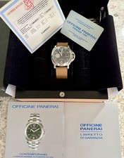 2001 Panerai PAM00086 Luminor Marina Anthracite Dial 44mm Steel PAM 86 Box Card 14