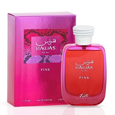 RASASI Hawas Pink For Her EDP Spray 3.4 oz  Floral Fruity Perfume, Neroli, Candy
