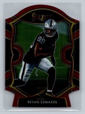 2020 Panini Select #76 Bryan Edwards Maroon Prizm Die Cut