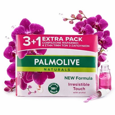 Palmolive Feste Seife mit Orchidee Sparpaket 4x90gr