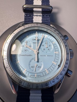 MoonSwatch Mission to Uranus Mode VK63 - Metallgehäuse Chrono Mecha Quarz