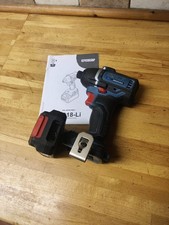 Erbauer Impact Driver 18V Cordless EID18-Li EXT LED brushless 2ah Batt Read Des