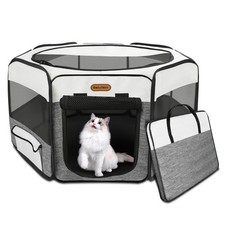 Puppy Playpen, 45" Portable Dog Playpen, Pet Playpen for Dogs Cats, Pop Up Pl...