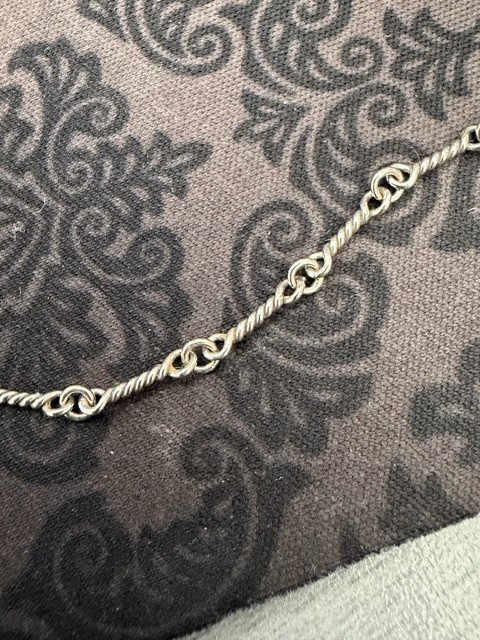 CHROME HEARTS Twist Chain, 18k White Gold, 20in | eBay