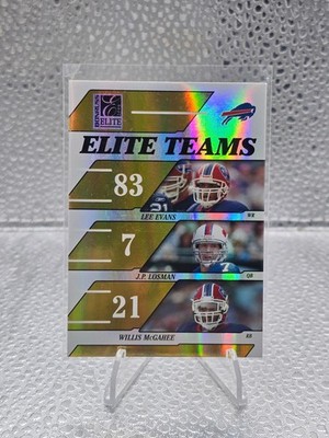 2006 Donruss Elite Lee Evans J. P. Losman McGahee Elite Teams Gold 207/250!