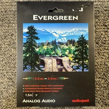 AudioQuest Evergreen 3.5mm to 3.5mm Audio Interconnect Cable - 1.5m (5 ft)