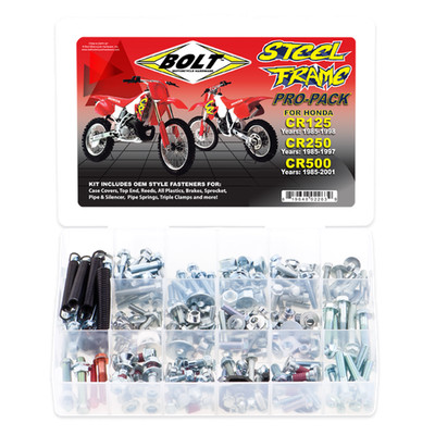 Bolt Motorcycle Hardware, Inc Pro Pack Steel Frm For Honda CR