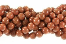 6/8/10mm Round Goldstone Gemstone Loose Beads 15" Strands