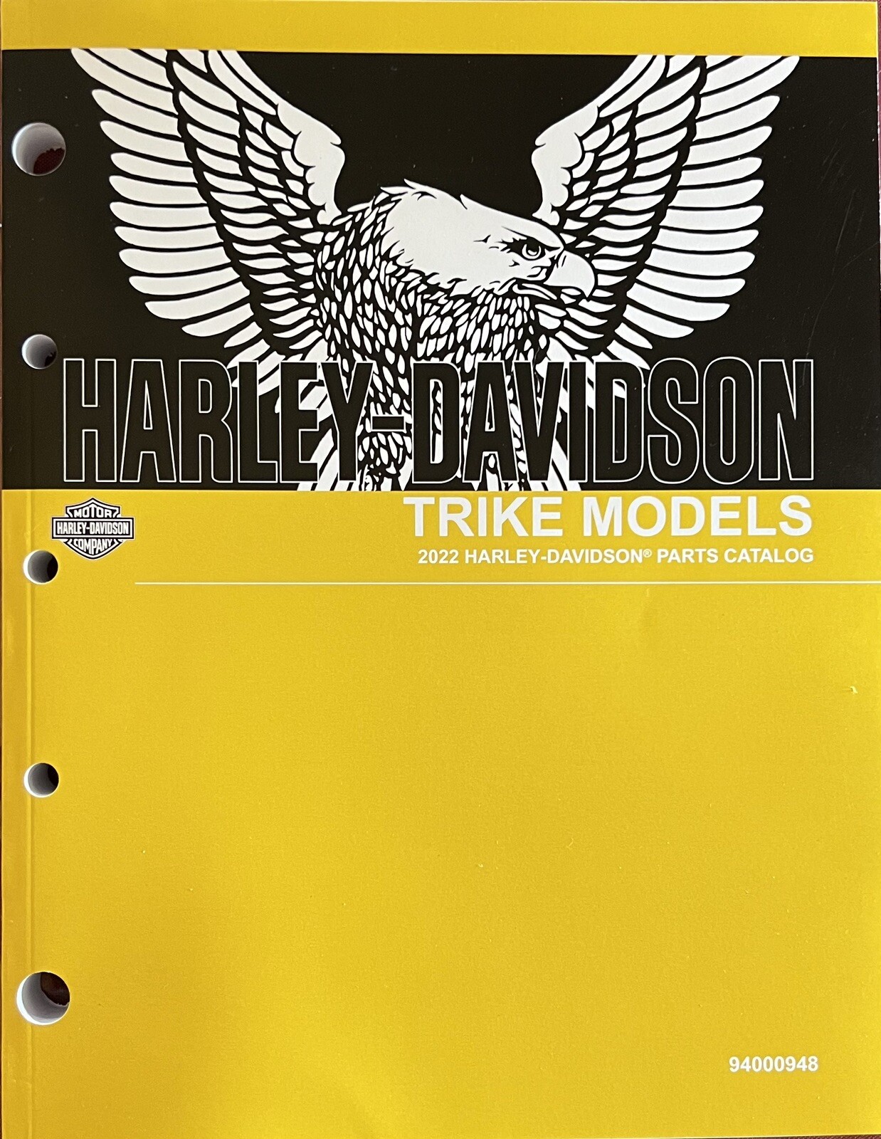 HARLEY DAVIDSON 2022 TRI GLIDE TRIKE MODELS PARTS CATALOG MANUAL 94000948 |  eBay