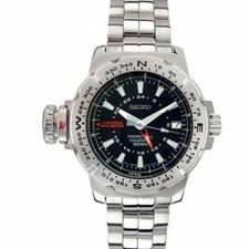SEIKO SLT109P1 Watch Perpetual MAP METER 200M Quartz 8F56 Steel Dual Time Date