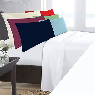 SUPER KING WEISS PLATEAU BASIS VOLANT LAKEN POLYCOTTON 180 FÄDEN PERKAL