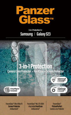 PanzerGlass HardCase+Screen Protector Samsung Galaxy S23 ''wie neu''