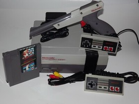 Original Nintendo NES System Console, New 72 PIN, Super Mario Duck Hunt & Gun