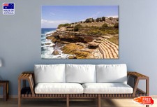Bondi To Coogee Coastal, Sydney Canvas Print Unframed Home Decor