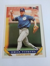 1993 Topps Seattle Mariners Baseball Card #68 Omar Vizquel