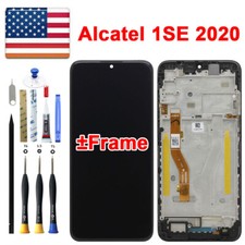 LCD Display Touch Screen Digitizer  Frame Replacement For Alcatel 1SE 2020 5030