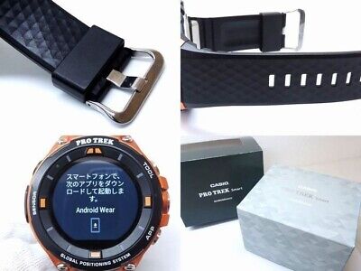 CASIO PROTREK SMART WSD F RG GPS Bluetooth w/Box, Adapter