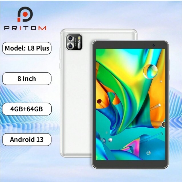 PRITOM L8 Plus 8inch Android 13 Tablet 8-Core 1.80GHz 8GB 64GB | eBay